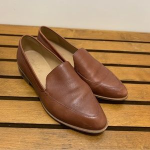 Madewell Frances Loafer, cognac color size 7.5